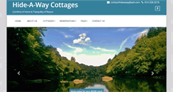 Desktop Screenshot of hideawaycottages.net